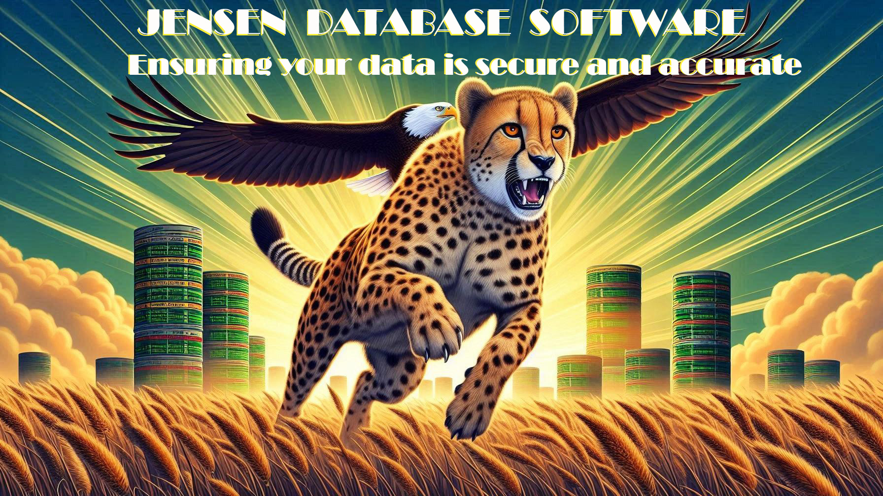 Jendbsoft Hero Image showing database visualization